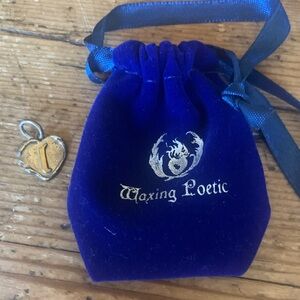 Waxing Poetic 2013 Insignia Heart Charm Letter “L”